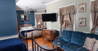 Comfortable and welcoming hotel room in South Hadley, offering a perfect retreat for visitors exploring the area.